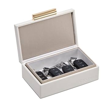 WHonor White Faraday Box, Keyless Entry Car Key Signal Blocker, Anti-Theft Signal Shielding Cages Safe Protector, RFID Blocking Card 2 Pack Included