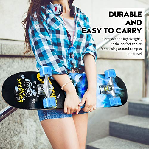 Skateboards Pro 31 inch Compleet Skateboards Dubbele Kick Longboard voor Tieners Beginners Kids