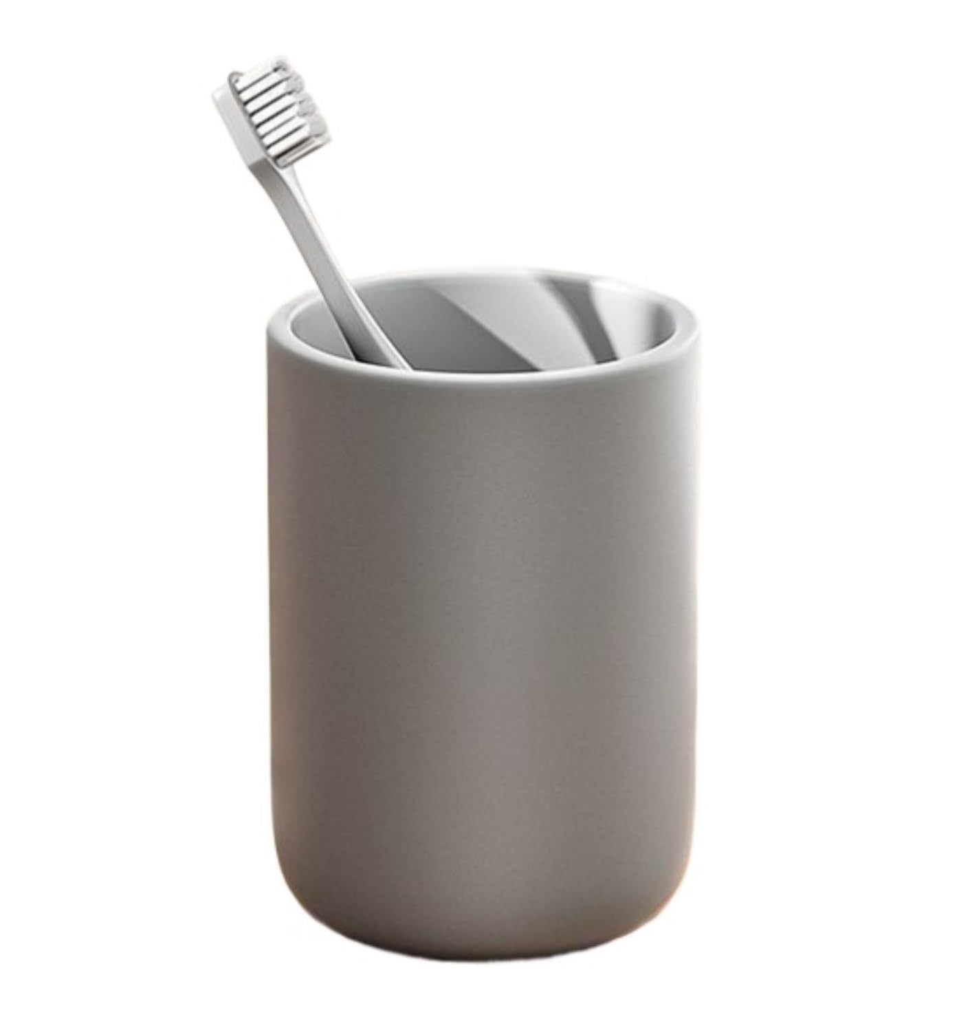 Uchwyt na Szczoteczki do Zębów, Uchwyty Na Szczoteczki Do Zębów Łazienki Szybkoschnąca Pasta W Kształcie Kubka Zlewu Organizer na Głowice(Grey)
