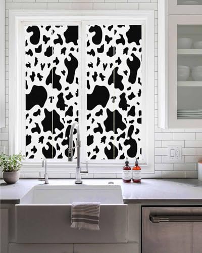 Película de privacidad para ventana con diseño de vaca 17.7"x39.3" miniatura 1
