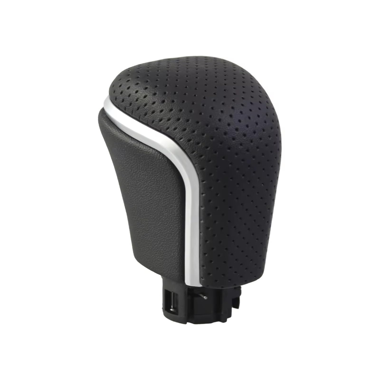 GHQFROP Transmission Gear Shift Knob for Toyota for Corolla for Levin for Camry XV70 V70 for Avalon Leather Shifter Lever 1Pc Automatic Car Gear Shift Knob Head Car Gear Stick Knob(Black with Hole)