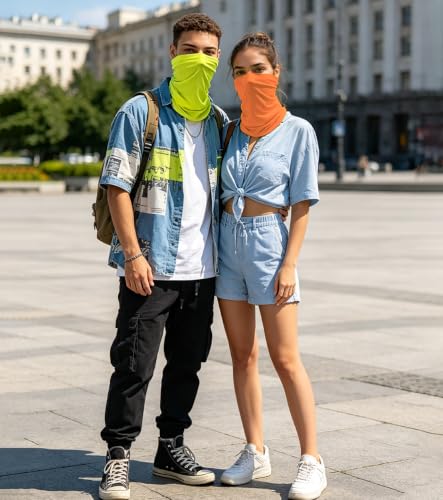 Image of Fishing Neck Gaiter, Sun Protection Face Mask, Cooling Neck Shield Scarf Cycling Balaclava Bandana for Men and Women