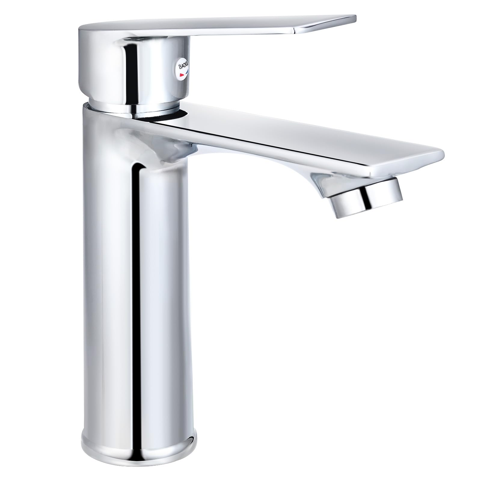 Cieex Grifo Lavabo Cromado Grifo de Baño Grifo Monomando de Lavabo Duradero Fácil Instalación