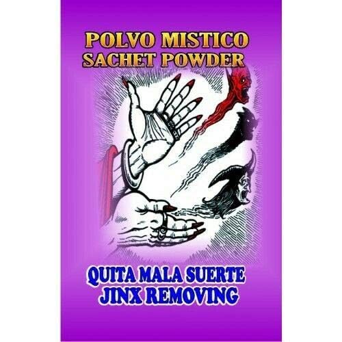 1 PIEZA BRYBRADAN JINX REMOVINGQUITA MALA SUERTE SACHET POLVO - VEN A MI POLVO EN BOLSA 12 OZ 14 GR