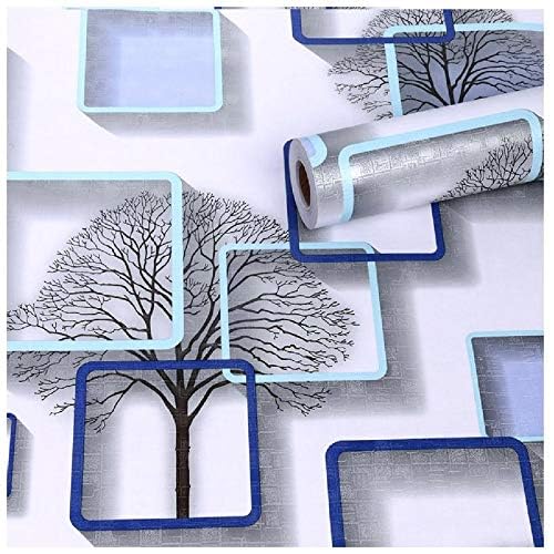 LAAYO 3D Wall Stickers: Peel & Stick Wallpaper for Instant Room Makeover - Self-Adhesive, Removable, Waterproof, Kitchen & Bedroom Decor (45cm x 250cm, Blue Abstract) (B0BQGGKLLY) Amazon Price History, Amazon Price Tracker