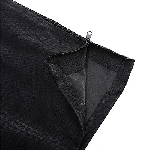 Keersi BBQ Grill Cover Waterproof Dustproof Barbecue Oven Protection Cover for Round Gas Charcoal Electric Barbecue Outdoor Garden Patio Barbecue Accessory with Storage Bag - Thumbnail 3