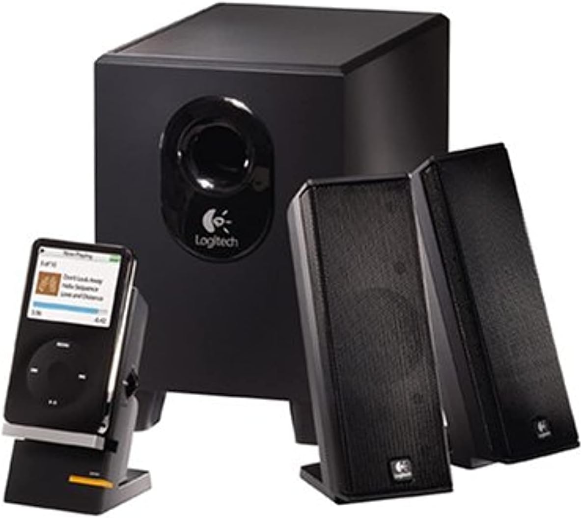Logitech X-240 2.1 Speakers (Black)