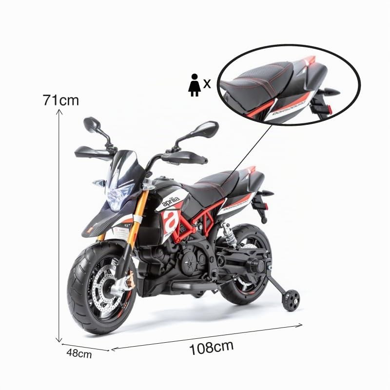 Aprilia Dorsoduro 12v Moto électrique pour Enfants.