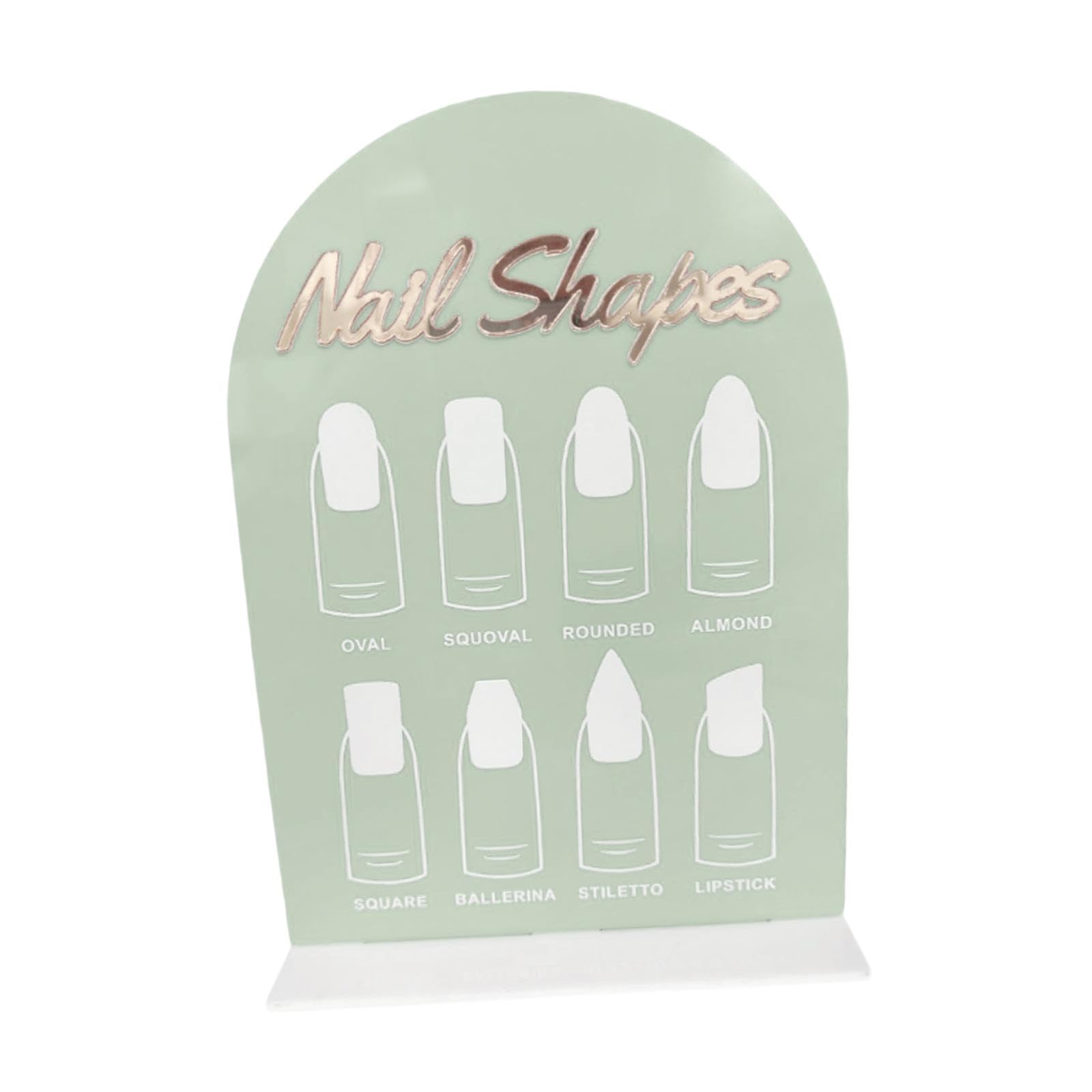 UJEAVETTE® Nail Art Display Board Nail Art Tip For Nail Art Design Display Polish Board Green-image-27