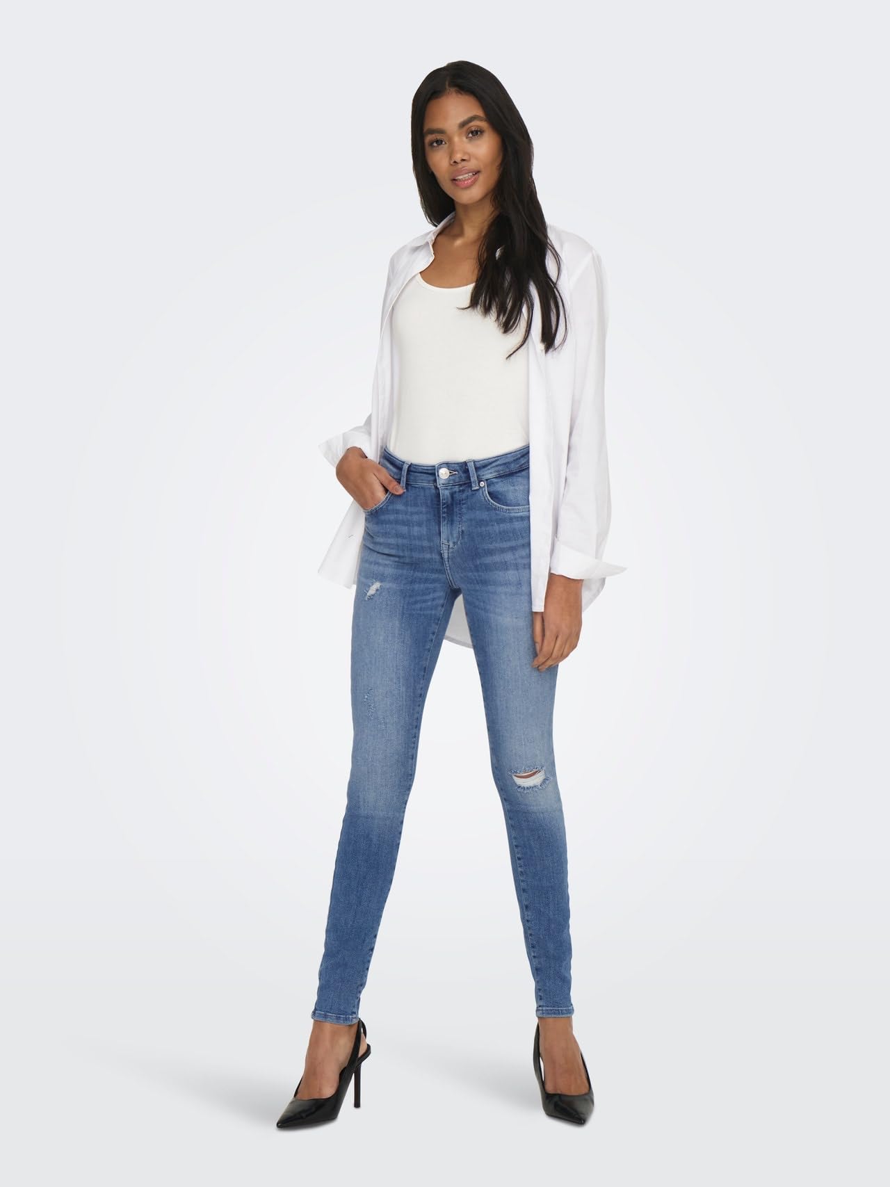 ONLY Skinny fit Jeans ONLPOWER Mid Waist Skinny Fit Jeans