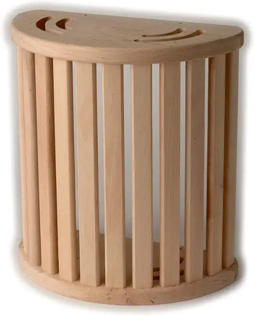 Saunalampe Holzblendschirm aus Erle - Saunan Lamppu Zubehör