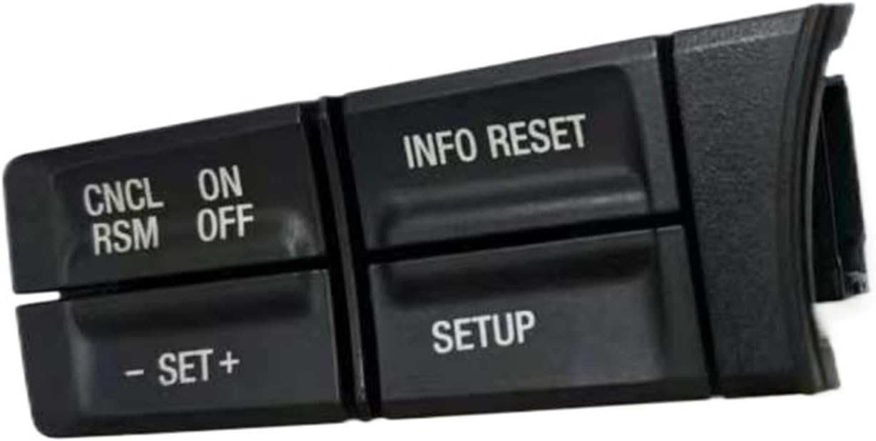 Steering Wheel Multifunction Button Assembly Fit for Mustang 2010-2014 Steering Wheel Audio Control Adjustment Cruise Multi-Function Switch Cruise Control Switch(Cruise Switch)