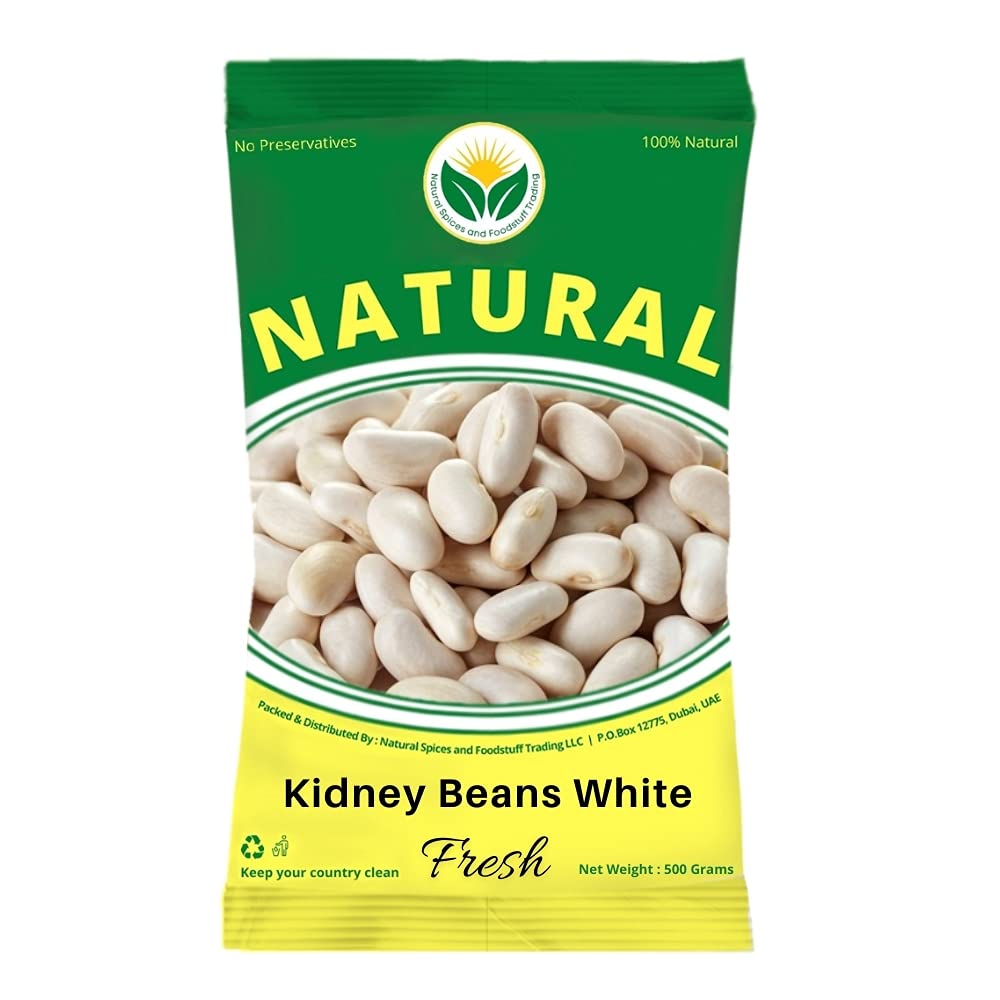 Naturals White Kidney Beans Rajma (Cannellini Beans) 500g