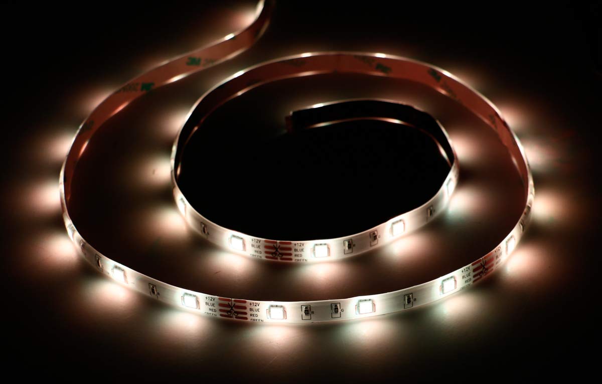 All Ride LED-Deko-Band, außen mit Infrarot-Fernbedienung, Mehrfarbig, multifunktional, 12/24V, 60 LEDs, 200cm
