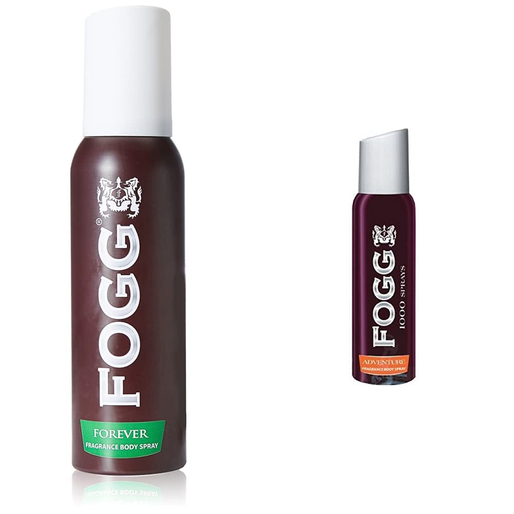 Fogg Sprays Forever, 150ml And Fogg 1000 Sprays Adventure, 150ml
