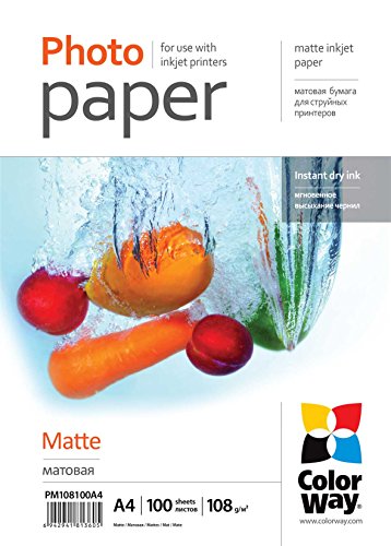 ColorWay Premium matt Fotopapier 50 Blatt A4 135g/m² Sofort...