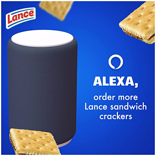 Lance Sandwich Crackers, Captain's Wafers, Variety Pack, 8 Individual Packs, 6 Sandwiches Each #TOP6