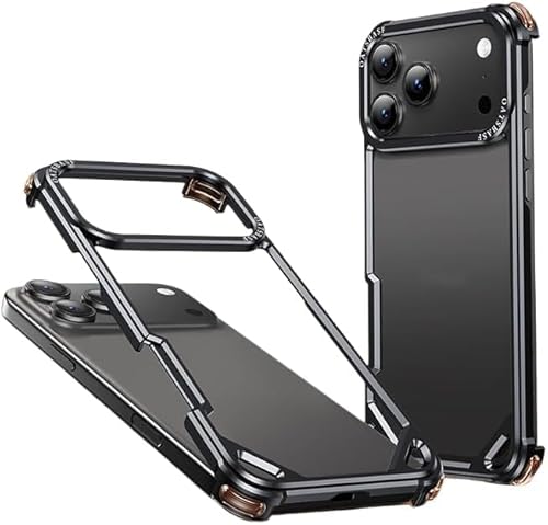 ySuerstyziPhone17proop[ A~ M ACtH17vP[X t[ lpی ^TChJo[ (ubN)