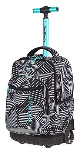 CoolPack 85264CP Mochila con Ruedas Swift Black   White