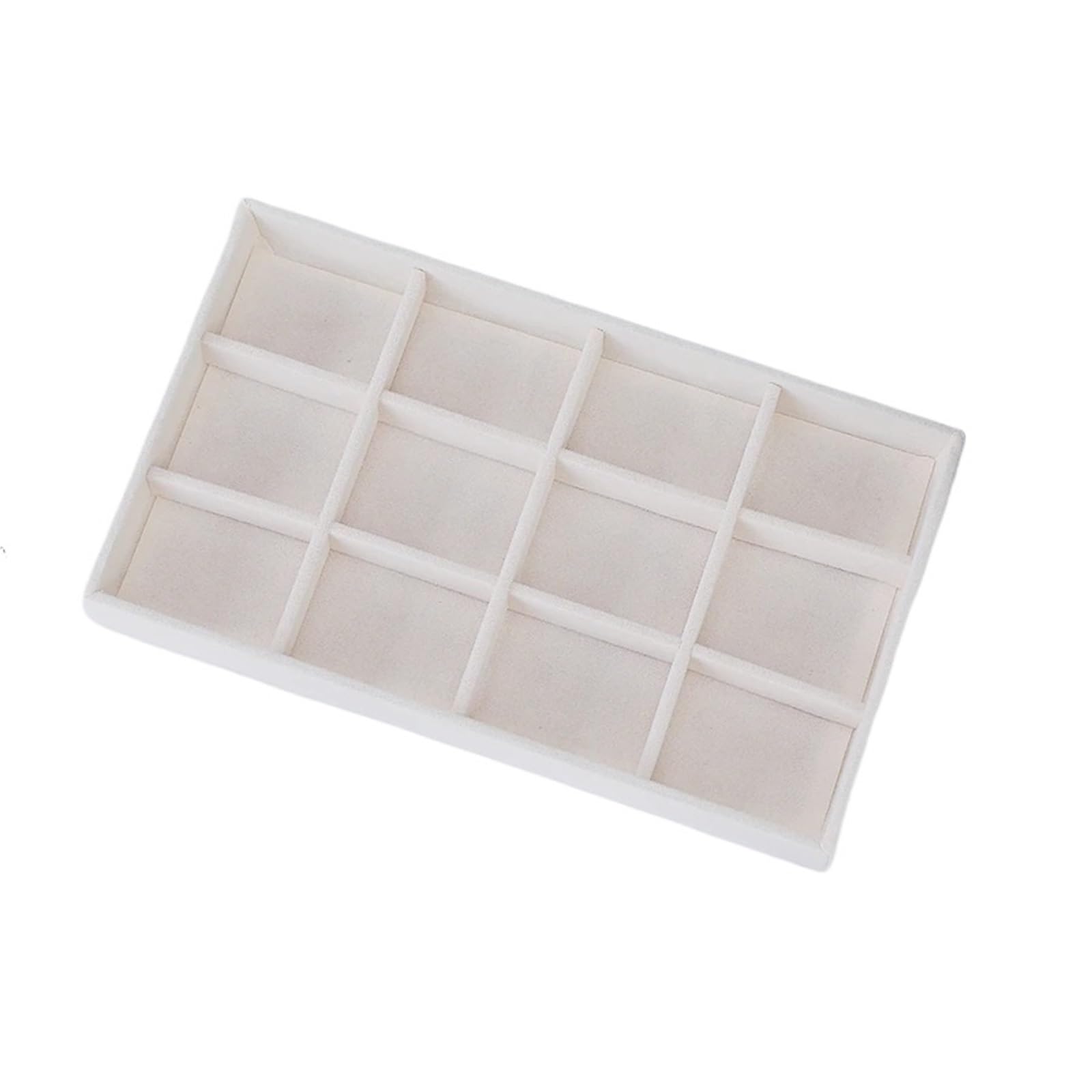 YUSUZH Flocking Jewelry Box Tray for Rings, Earrings