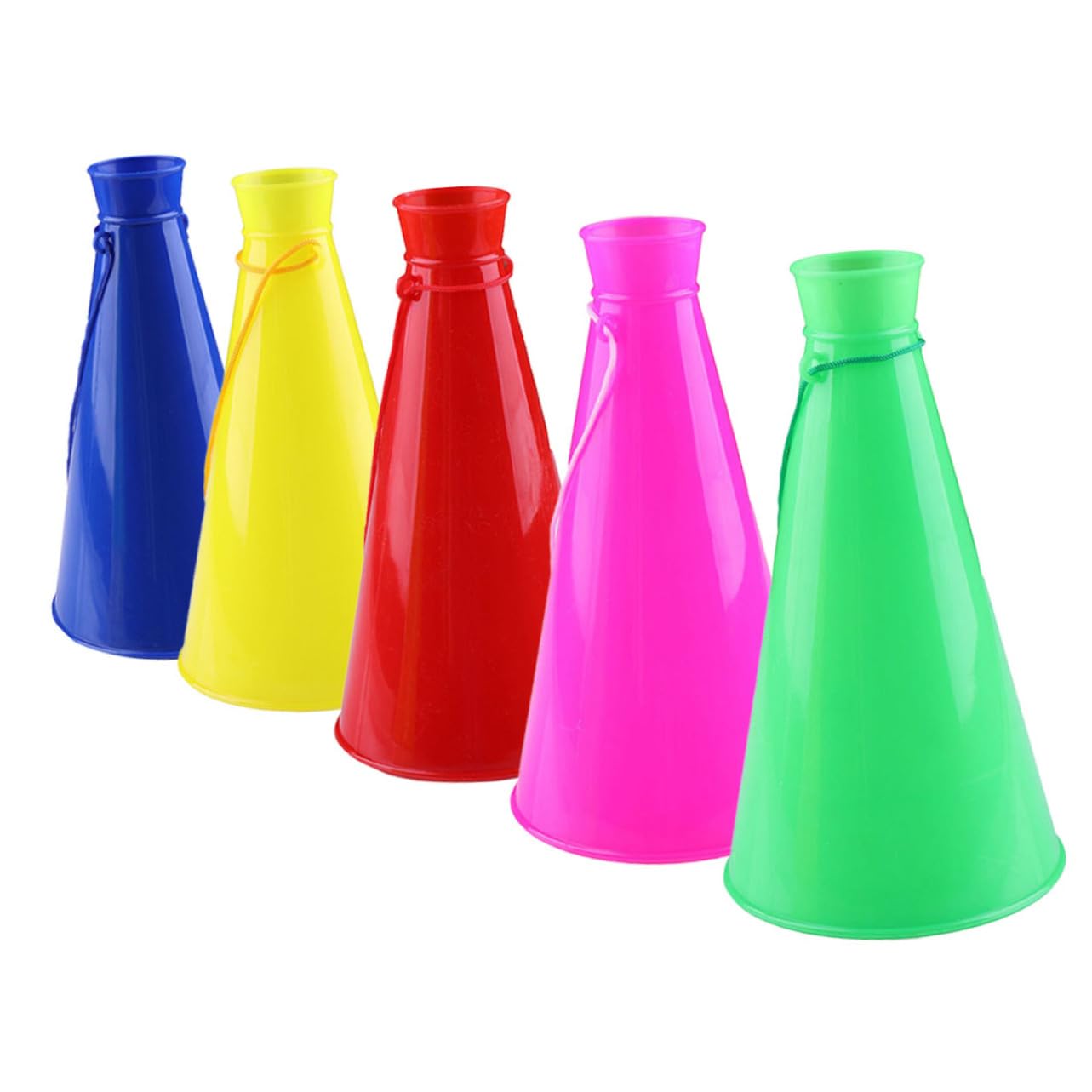 Toddmomy 2 Series Cuerno Animador Juguete Animador De Fiesta Cuerna Megáfonos Animando Megáfono Para Juguetes Ruidosos Soplar Cuernos El Plastico 5 Piezas*2