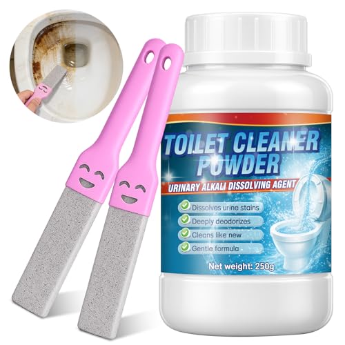 Mosconly Pumice Stone for Toilet Bowl Cleaning Toilet Cleaner Powerfully Cleans Hard Water Rings Calcium Buildup and Stains Suitable for Cleaning Toilets Bathroom