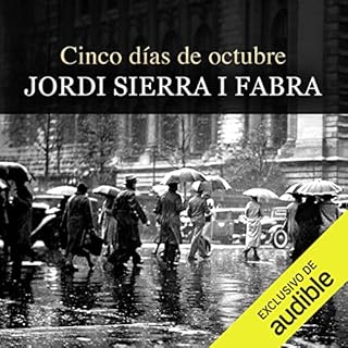 Cinco días de octubre Audiolibro Por Jordi Sierra i Fabra arte de portada