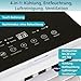 Könighaus Smarte Mobile Klimaanlage | Schnell & Leise & Effizient (A) | 4-in-1: Kühlung + Entfeuchter + Ventilator + Luftreiniger | mit Fernbedienung | 7000 BTU (2,1 kW) | 24 h Timer, Sleep-Mode