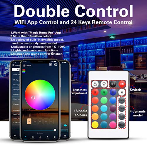 Tira LED RGB KATUR 9.96m con control remoto y WiFi miniatura 2