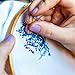 Similane Embroidery Kit 215 Pcs,100 Colors Threads,5 Pcs Embroidery Hoops,3 Pcs Aida Cloth,40 Sewing Pins,Cross Stitch Tools and Embroidery Starter Kit for Adults and Kids Beginners
