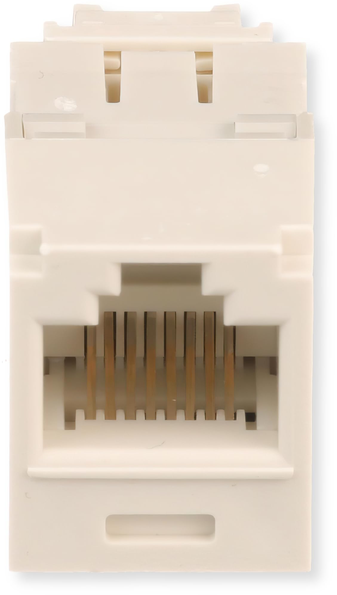 CJ688TGIW Lot de 5 modules jack Mini-Com UTP catégorie 6 TX6 Plus, style TG, sans outil, module réseau Ethernet RJ45 haute performance, câblage T568A/T568B