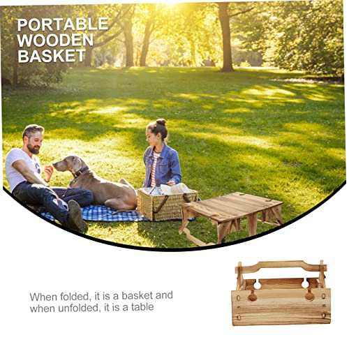 Table pliante portable compacte pour optimiser l'espace intérieur et le camping