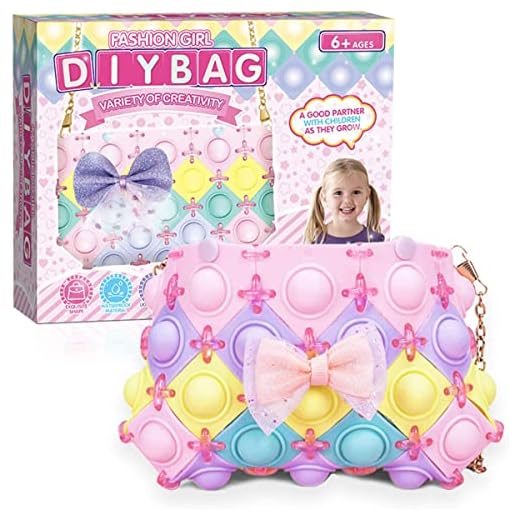 Txkrhwa Gör-det-själv bubbla crossbody bag matkvalitet silikon pop plånbok BPA-fri fidget axelväskor för ångest och stresslindring sensorisk silikonväska för barn ålder 6 (engelsk färgbox)