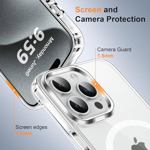 Image of MOCCA Clear Case for iPhone 15 Pro Case,Clear