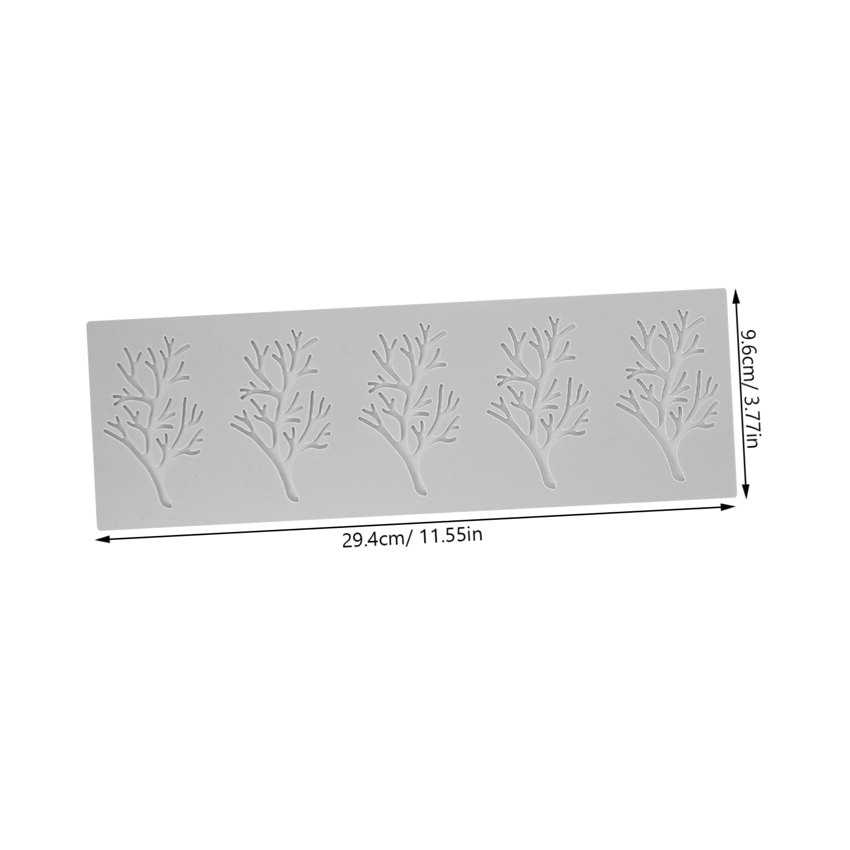 Mikinona Lot de 5 Moules à Fondant en Silicone, Forme Feuille Délicate, Souple et Antiadhésif, pour Pâtisserie Cuisine Occidentale