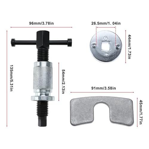 FreeTec Bremskolbenrücksteller Rechtsdrehender Rücksteller für Ford, für Audi, für VW, für Citroen, für Renault