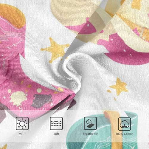 KLL Seamless Cowboy Western Boots Hat Baby Boys Soft Briefs Underwear Breathable Children Panties3