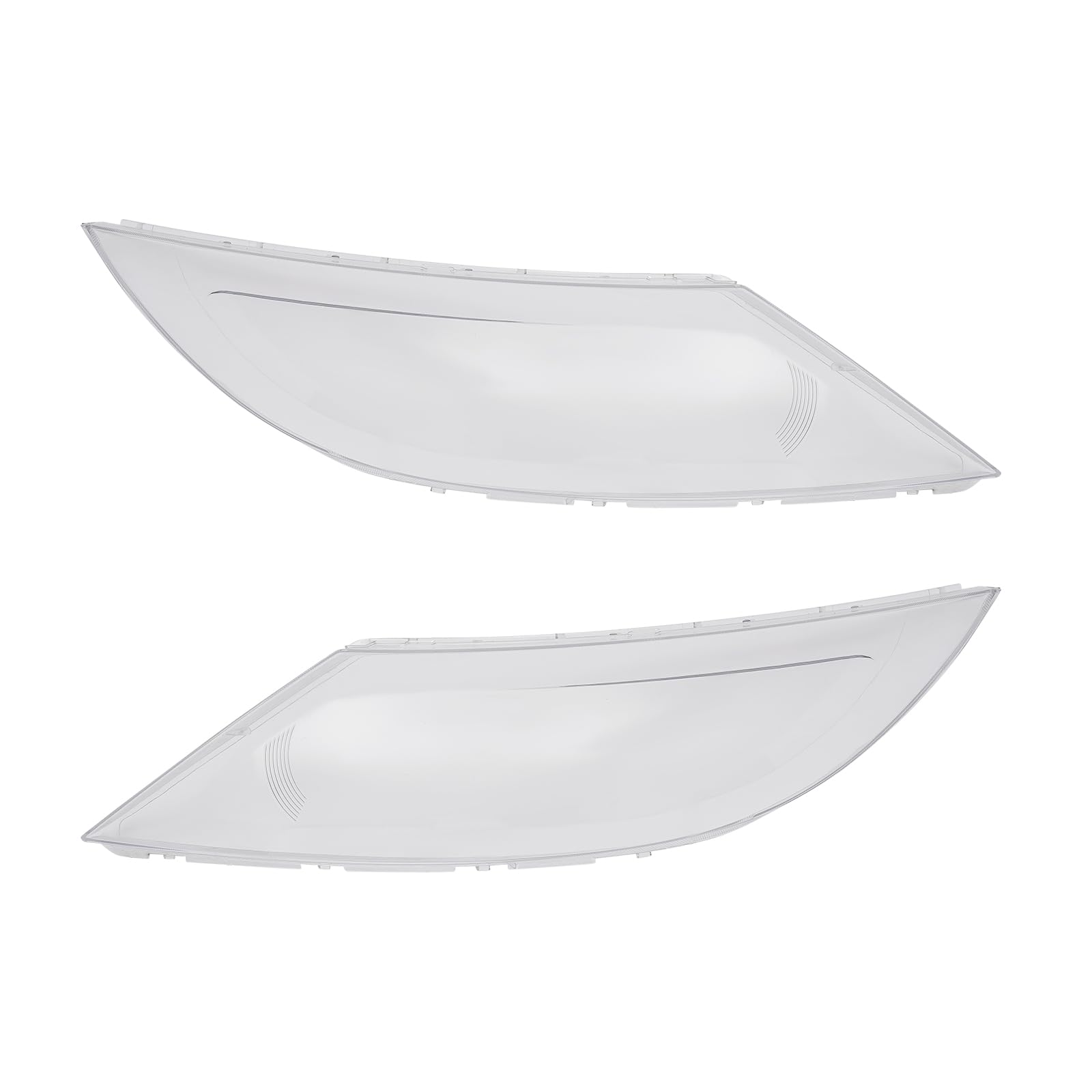 DuYouG Headlight Covers for 2009-2014 Kia Sportage Headlight Lens Covers Headlamp Guards Replacement Clear Lens Left Driver Side + Right Passenger Side (LH+RH)