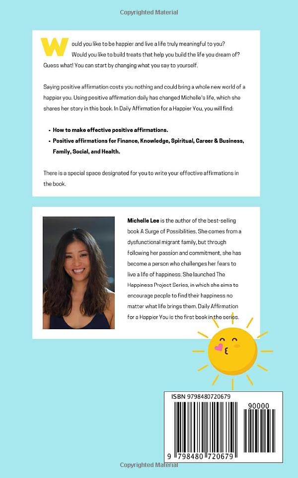 Miniatura 2 de Daily Affirmations for a Happier You 305 Positive Affirmations for 7 Areas of Life Learn to Make Effective Affirmations (The Happiness Project)