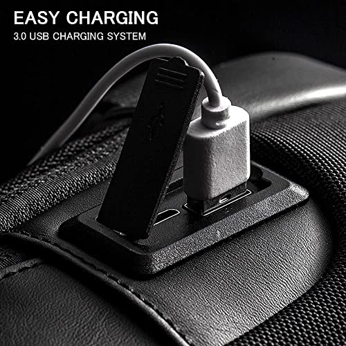 HolaBebé Bolsa A Tiracolo De Pano Oxford Para Homem, Bolsa De Peito Masculina Cruzada Com Combinação