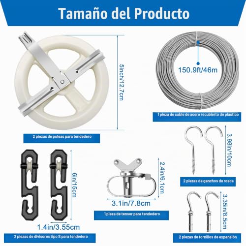 Poleas tendedero 2 Imagen adicional