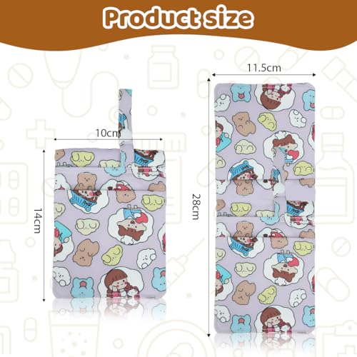 PYEUIFT Nurse Accessories Krankenschwester Tasche Mit Magnet, Pflege Zubehör, Schwesterntasche, Taschenorganizer, Stiftehalter, Kasack Tasche, Für Arbeit