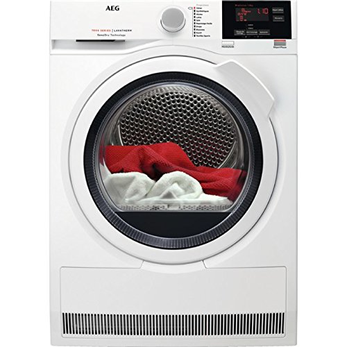 AEG T7DBR832G Independiente Carga frontal 8kg A+ Blanco - Secadora (Independiente, Carga frontal, Bomba de calor, Blanco, Botones, Giratorio, Izquierda)