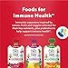 Once Upon a Farm Organic Apple, Cherry & Elderberry Immunity Blend, 3.2 Oz Pouch