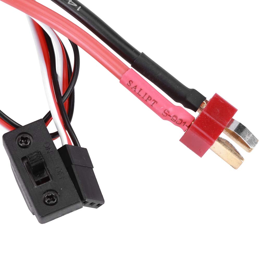 Keenso 3650 3900 KV Samochodowy bezszczotkowy silnik bezczujnikowy, wodoodporny zestaw ESC 60 A do ciężarówki 1/10 RC