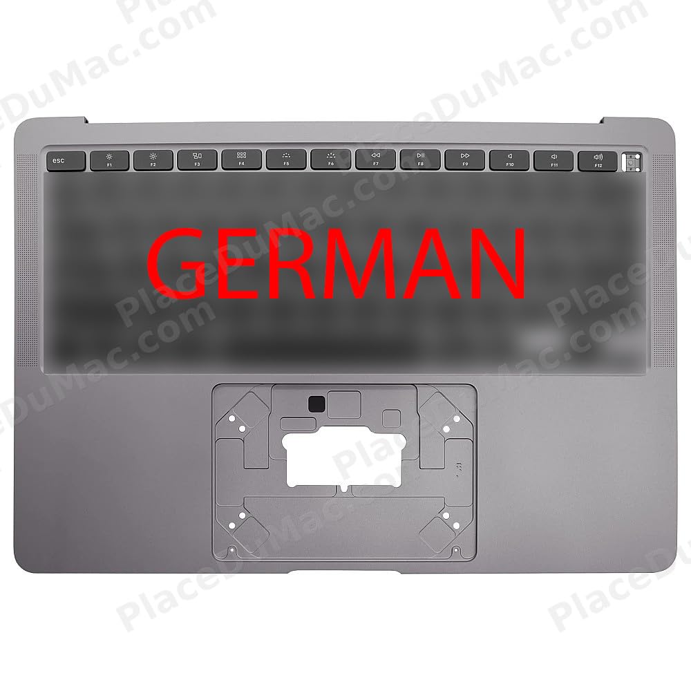reboot - Cover superiore tastiera tedesca (A2179) grigio laterale compatibile con Mac Book Air 13 2020 compatibile con Apple - Grado C