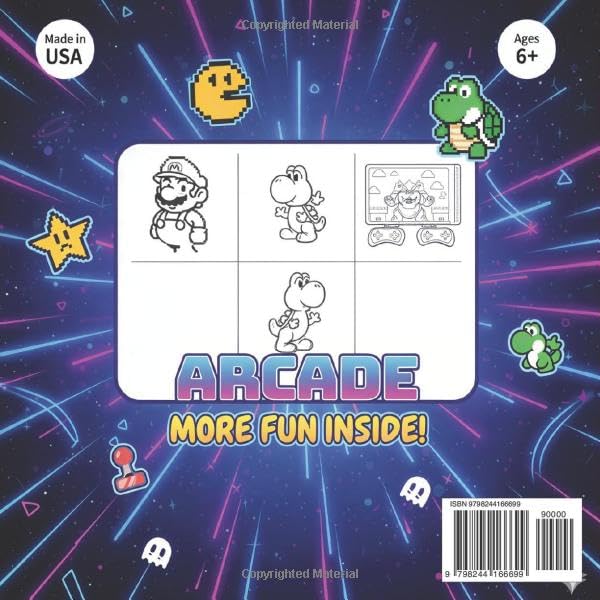 Arcade Gamer: Coloring book image 3
