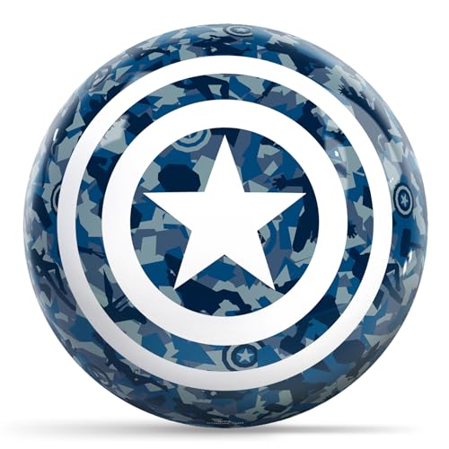 KR Strikeforce Marvel - Avengers - Captain America Camo Shield 16lb Bowling Ball