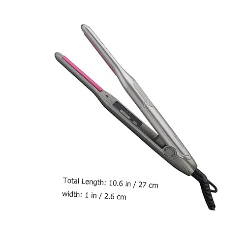 Miniatura 9 de Mikinona Herramienta de alisado y rizador de pelo de viaje, dispositivo de peinado compacto de mano para facilitar el rizado y alisar el