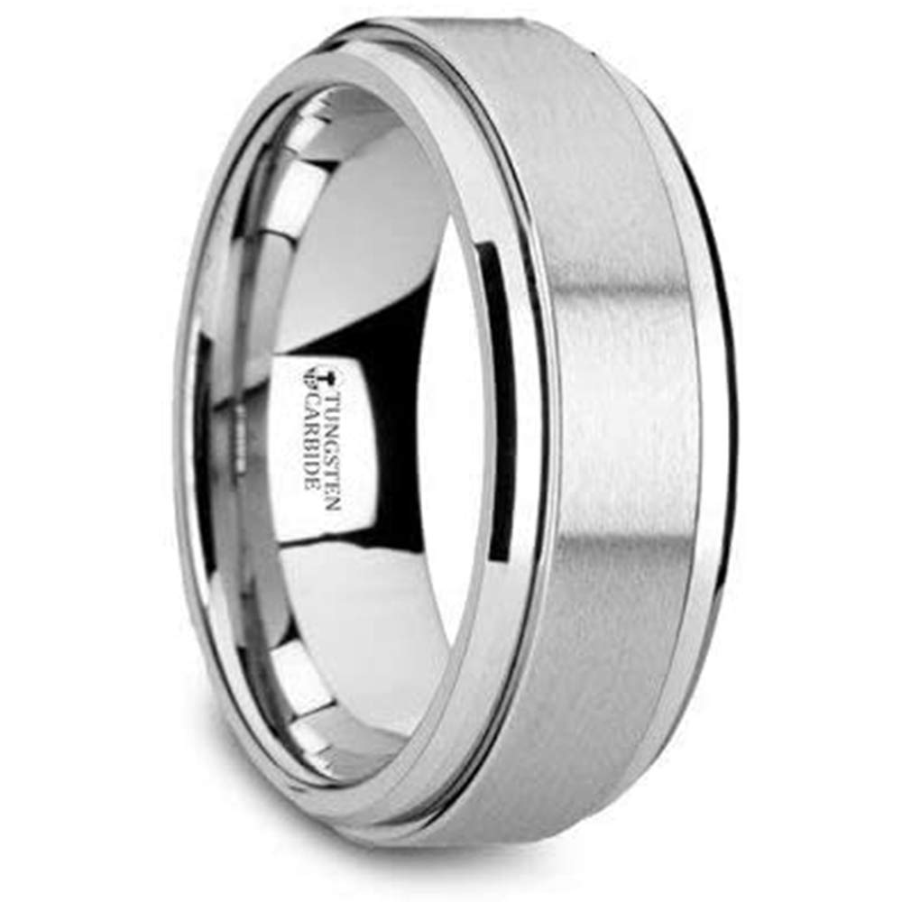 Eternal TungstenRevolution Tungsten Carbide Spinner Ring Spinning Wedding Band by Thorsten Jewelry - 8mm